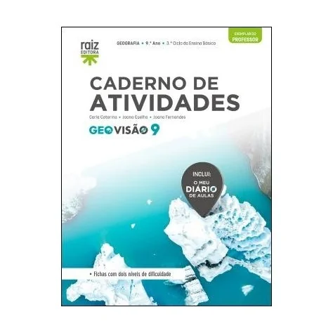 9789897445361 - GeoVisão 9 - Geografia - 9.º Ano - Caderno de Atividades / O Meu Diário de Aulas