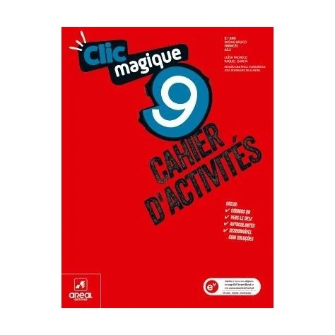 9789897679421 - Clic magique 9 - Francês - Nível A2.2 - 9.º Ano Cahier d'activités - Caderno de Atividades