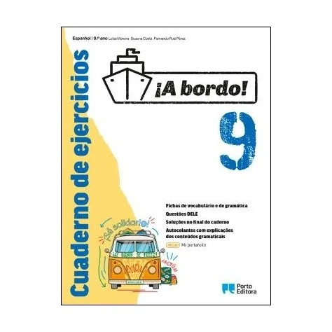 9789720313706 - ¡A bordo! - Espanhol - 9.º Ano Cuaderno de ejercicios/Mi portafolio - Caderno de Atividades