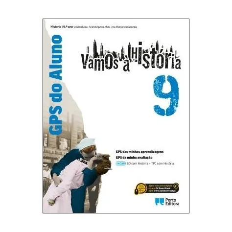 9789720324160 - Vamos à História - 9.º Ano - GPS do Aluno/BD com História e TPC com História - Caderno de Atividades