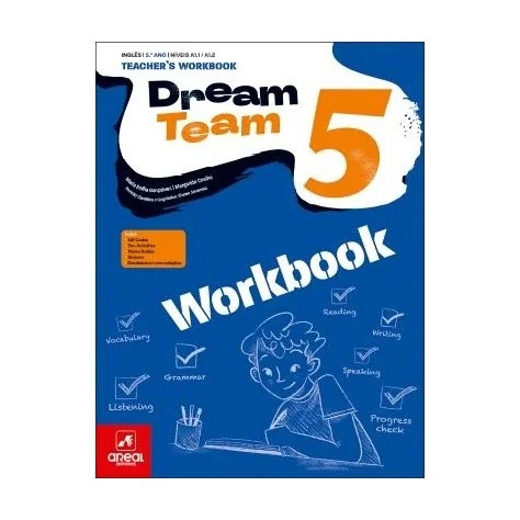 9789897679896 - Dream Team 5 - Inglês - 5.º Ano - Workbook - Caderno de Atividades