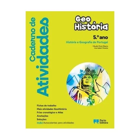 9789720204301 - GeoHistória - História e Geografia de Portugal - 5.º Ano - Caderno de Atividades