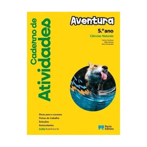 9789720207005 - Aventura - Ciências Naturais - 5.º Ano - Caderno de Atividades/Aventura-te