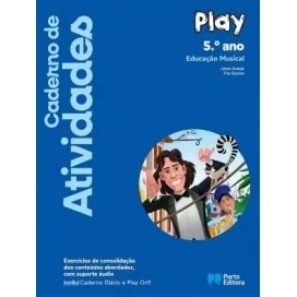 9789720208286 - Play - Educação Musical - 5.º Ano - Caderno de Atividades/Caderno Diário