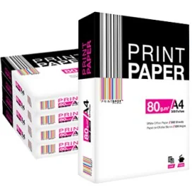 Resma Papel Branco Fotocopia A4 80g PrintSpot 500fls