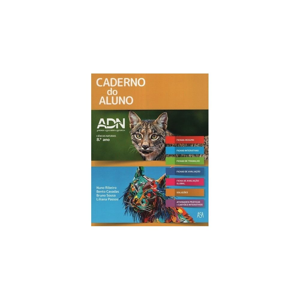 9789892352787 - ADN 8 - Ciências Naturais - Caderno de Atividades