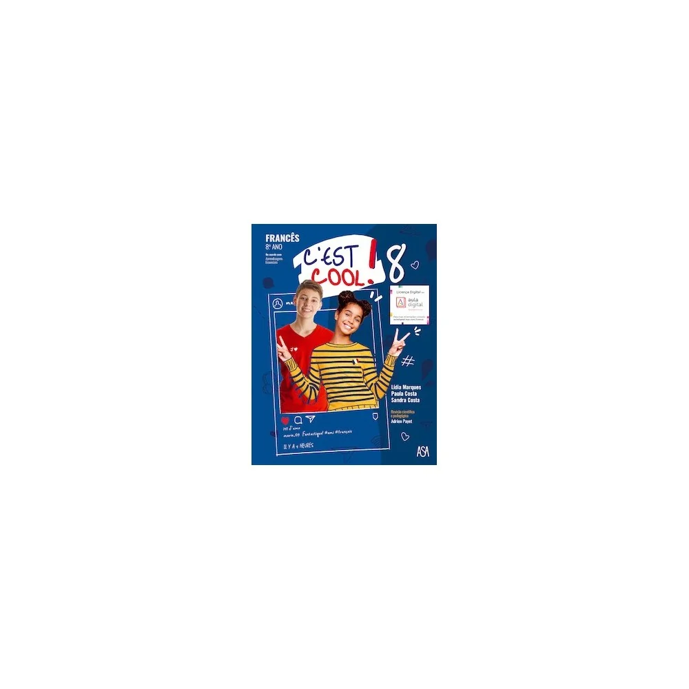 9789892352848 - C'est cool! 8 - Francês - Manual do Aluno
