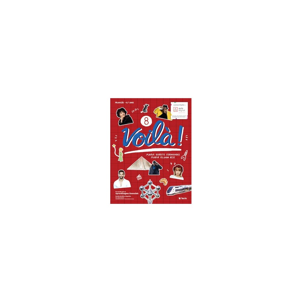 9789724756660 - Voilà! 8 - Francês - Manual do Aluno