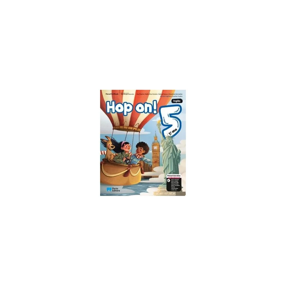 9789720202192 - Hop on! - Inglês - 5.º Ano - Manual do Aluno