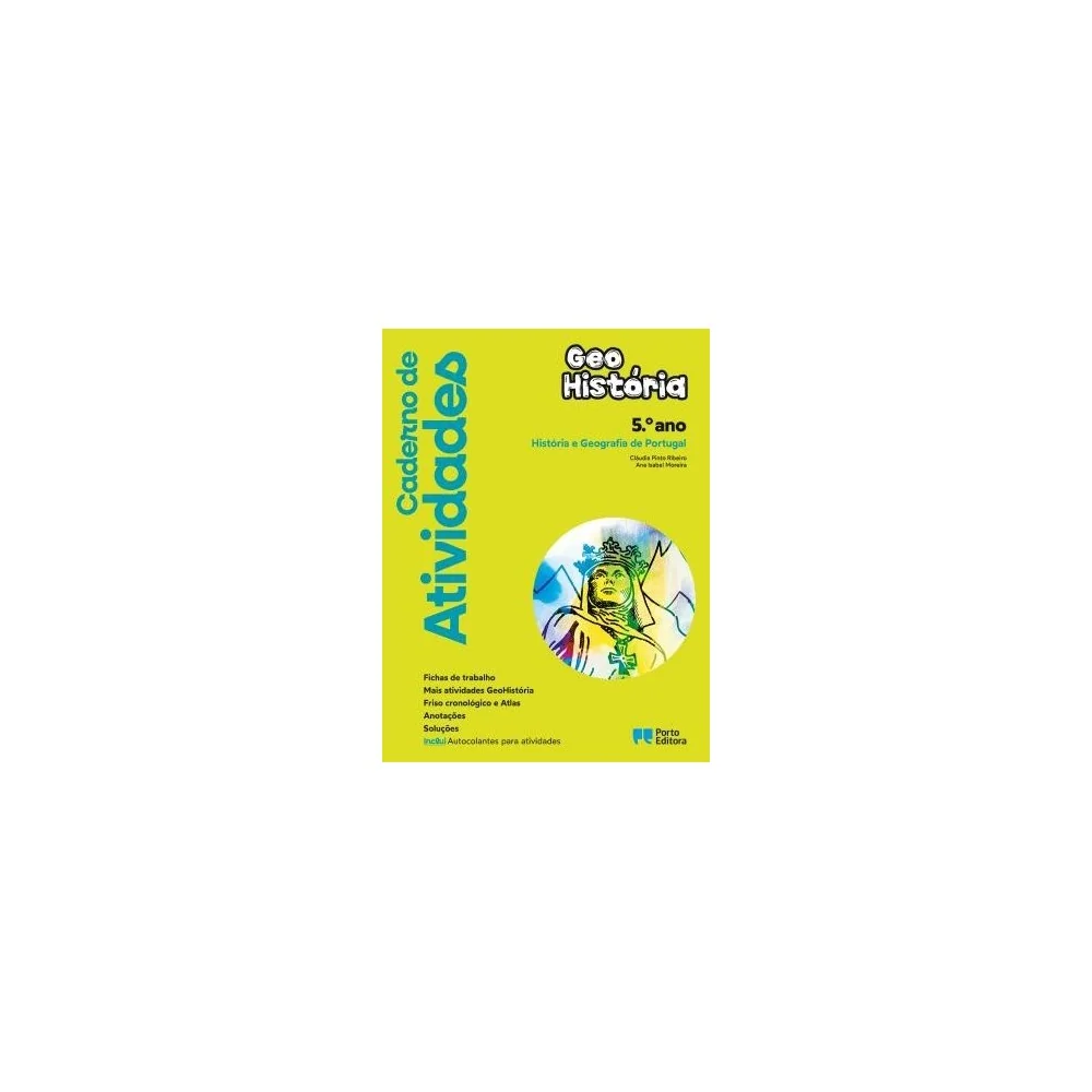 9789720204301 - GeoHistória 5 - História e Geografia de Portugal - Caderno de Atividades