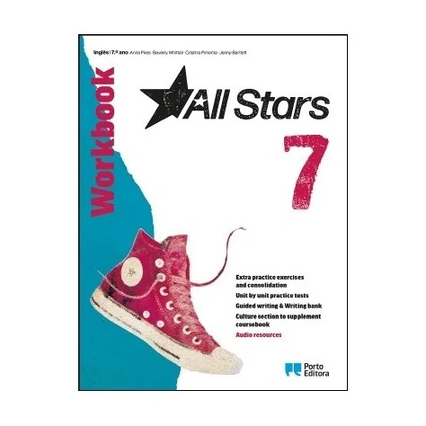 9789720316189 - All Stars 7 - Inglês - Workbook - Caderno de Atividades 9789720316189 - All Stars 7 - Inglês - Workbook - Caderno de Atividades