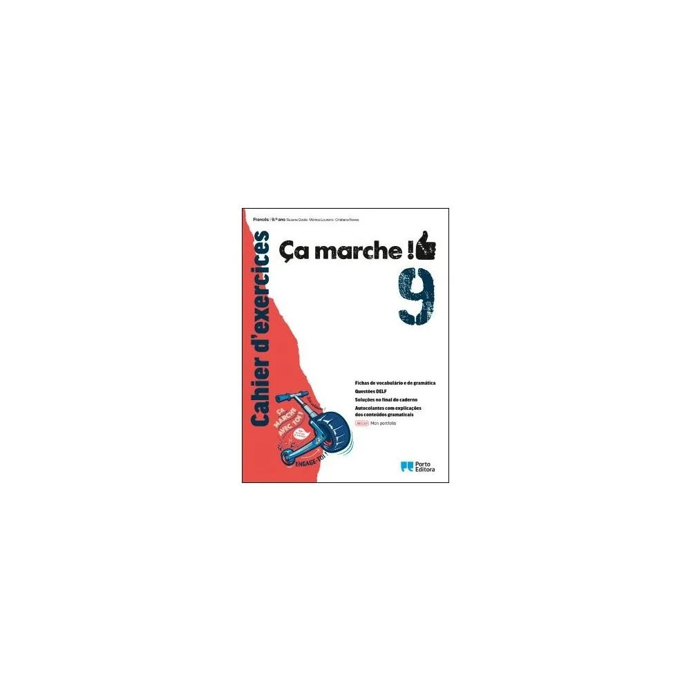 9789720318107 - Ça marche! - Francês - 9.º Ano Cahier d'exercices / Mon portfolio - Caderno de Atividades