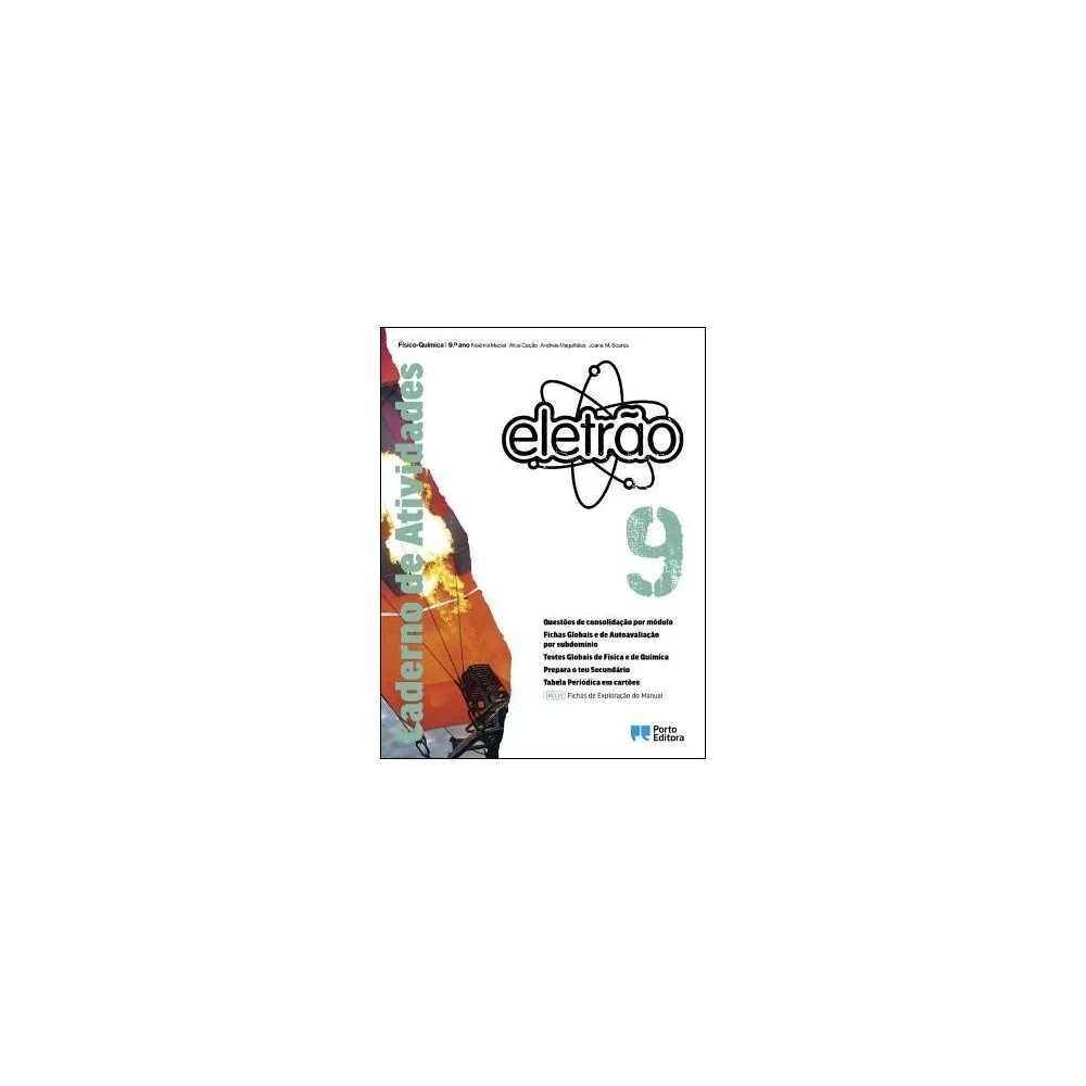 9789720328748 - Eletrão 9 - Físico-Química - Caderno de Atividades/Fichas de Exploração do Manual