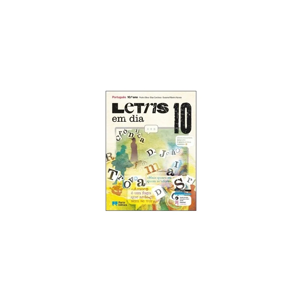 9789720400444 - Letras em dia 10 - Português - Manual do Aluno