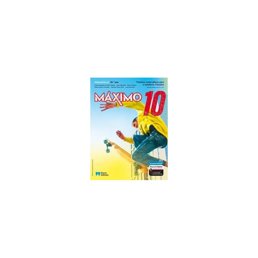 9789720420626 - Máximo 10 - Matemática A ( 3 Volumes) - Manual do Aluno