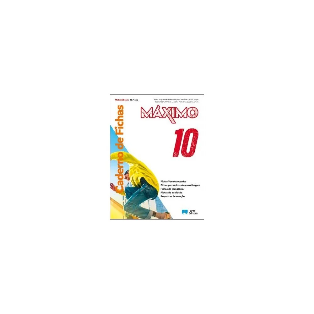 9789720420633 - Máximo 10 - Matemática A - Caderno de Atividades