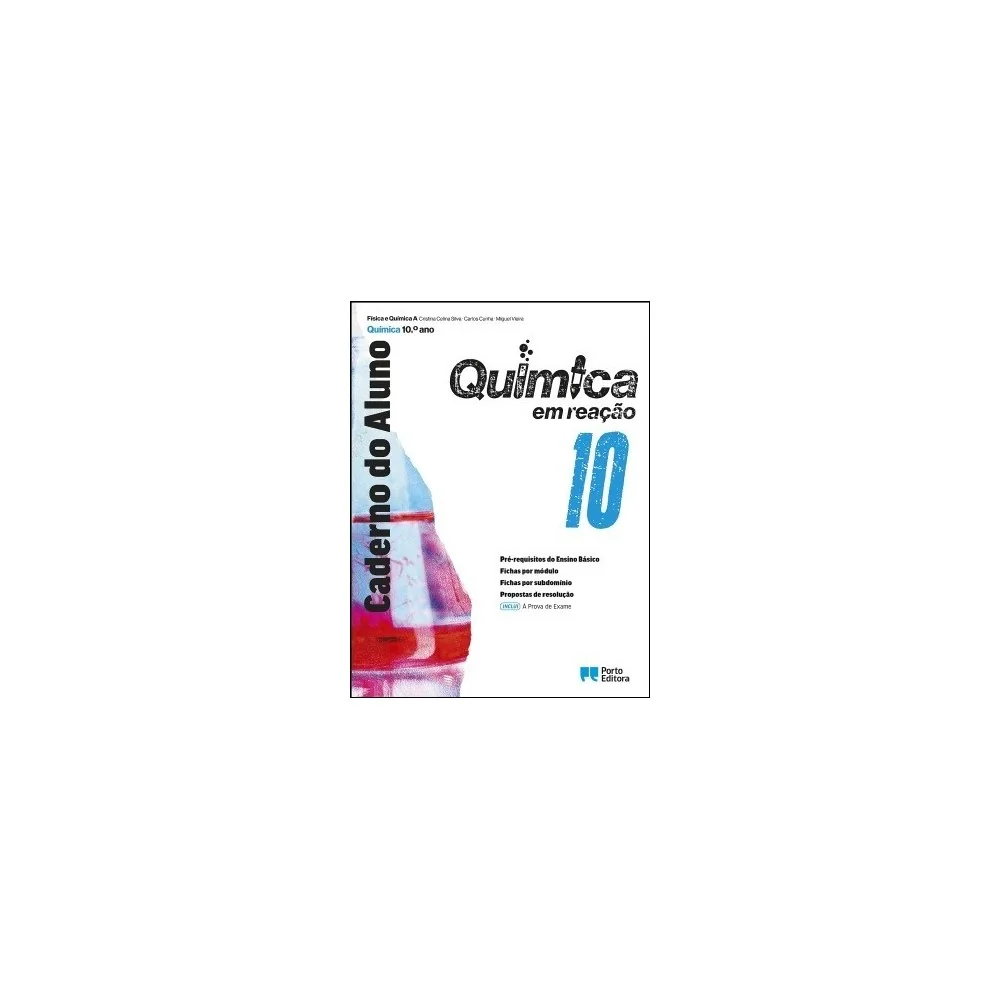 9789720423610 - Química em Reação 10 - Química A -Caderno de Atividades