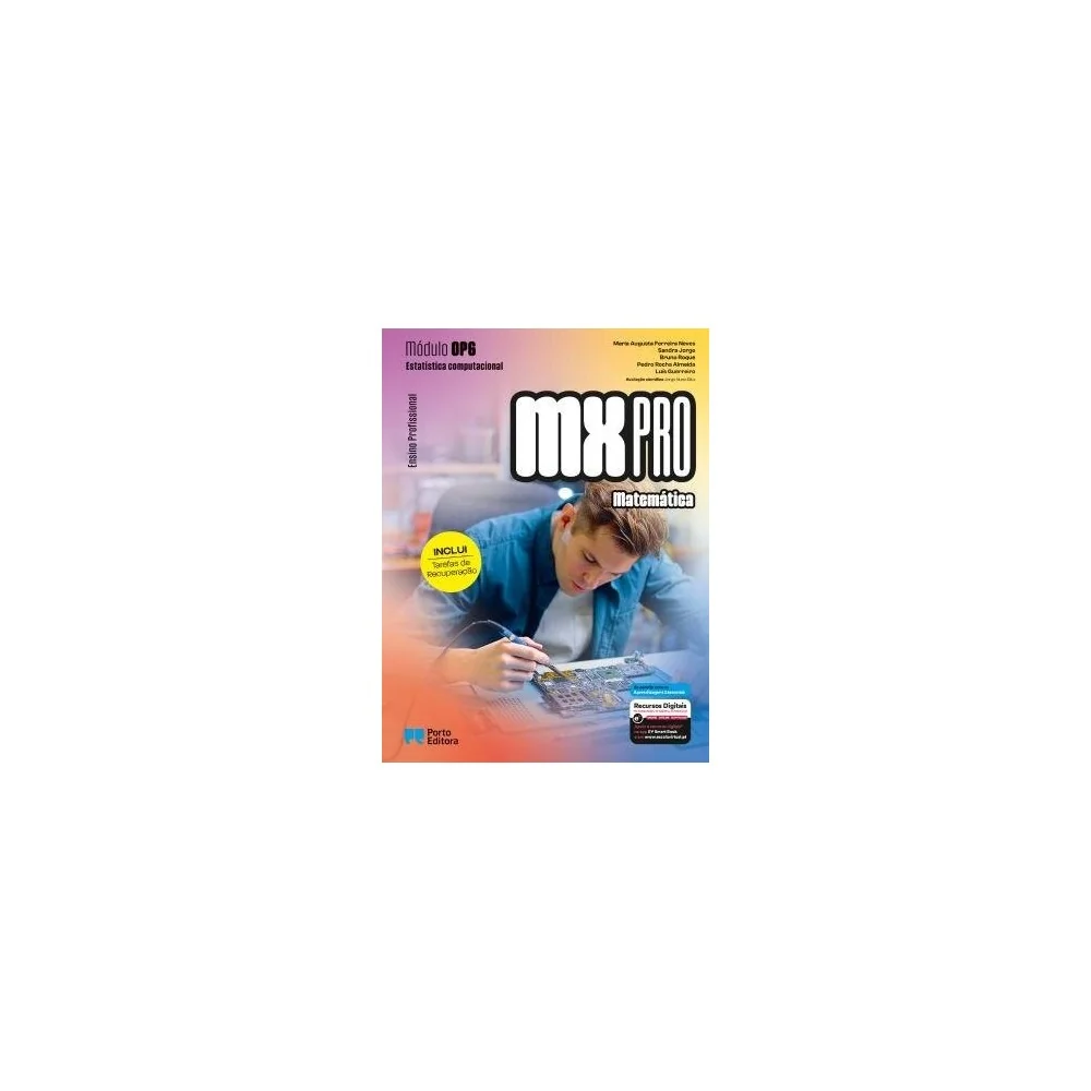 9789720443861 - MX PRO - Matemática - Módulo OP6 - Estatística computacional - Ensino Profissional
