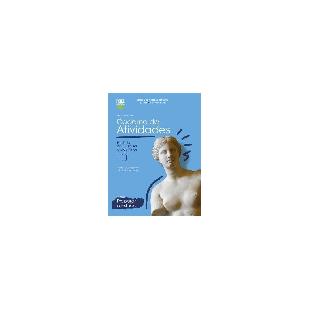 9789897444302 - História da Cultura e das Artes 10 - Caderno de Atividades
