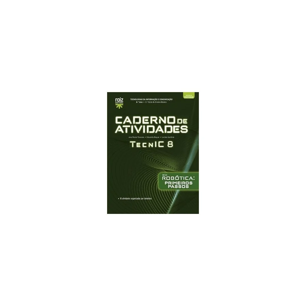9789897445002 - TecnIC 8 - TIC - Robótica/Caderno de Atividades