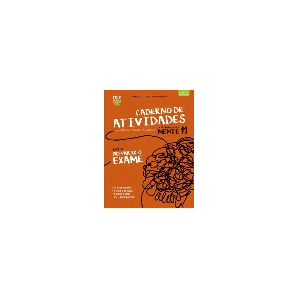 9789897445156 - DesassossegadaMente 11 - Filosofia - Caderno de Atividades/Preparar o Exame