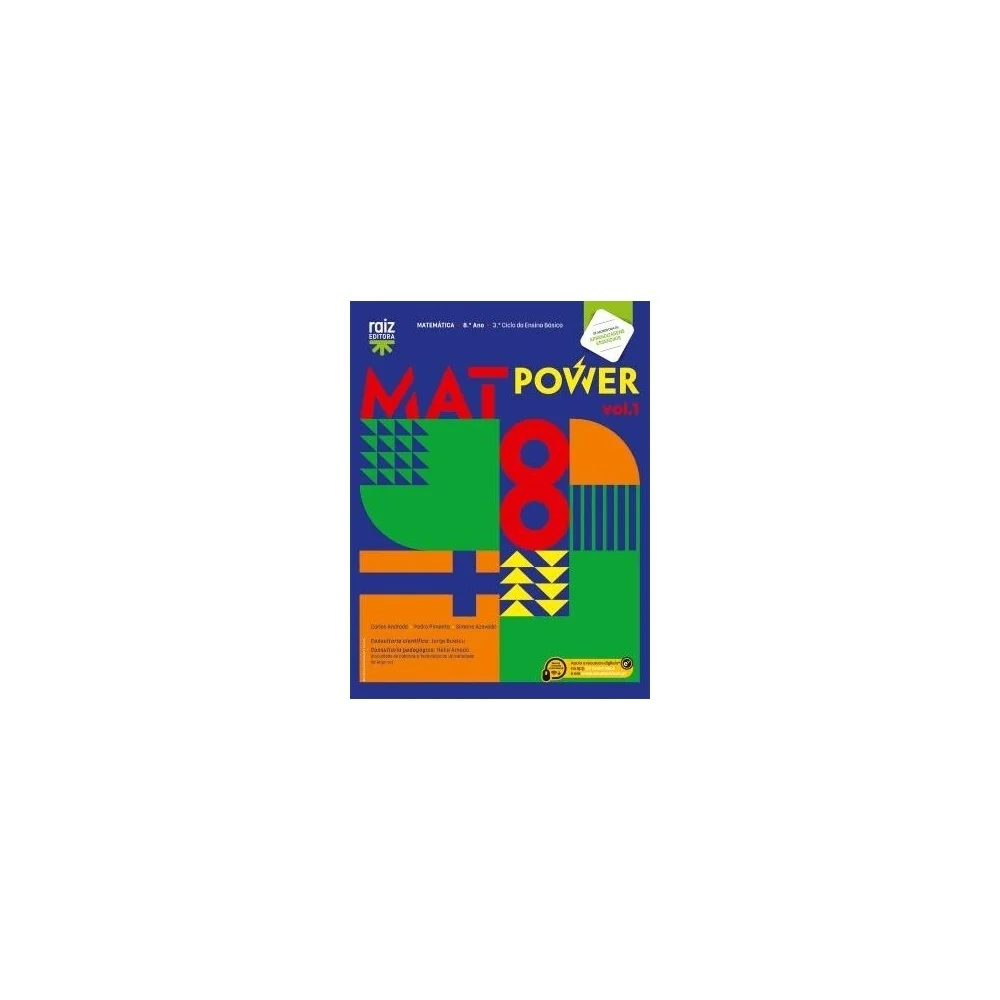 9789897445187 - MatPower 8 - Matemática ( 2 Volumes) - Manual do Aluno
