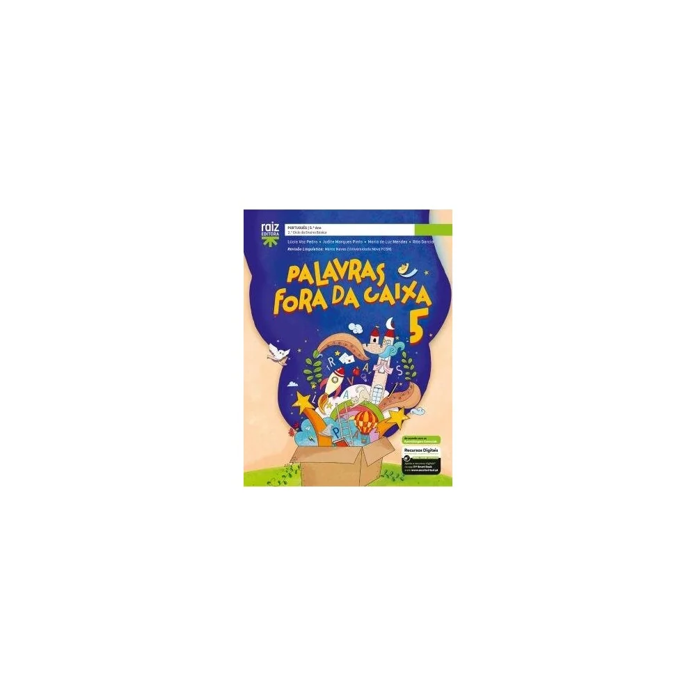 9789897445491 - Palavras Fora da Caixa 5 - Português - Manual do Aluno