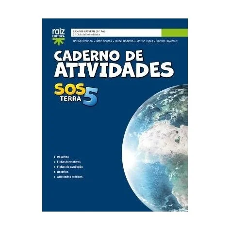 9789897445552 - SOS Terra 5 - Ciências Naturais - Caderno de Atividades 9789897445552 - SOS Terra 5 - Ciências Naturais - Caderno de Atividades