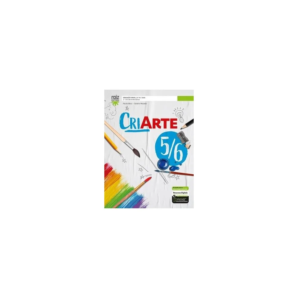 9789897445590 - CriArte 5/6 - Educação Visual - 5.º e 6.º anos - Manual do Aluno