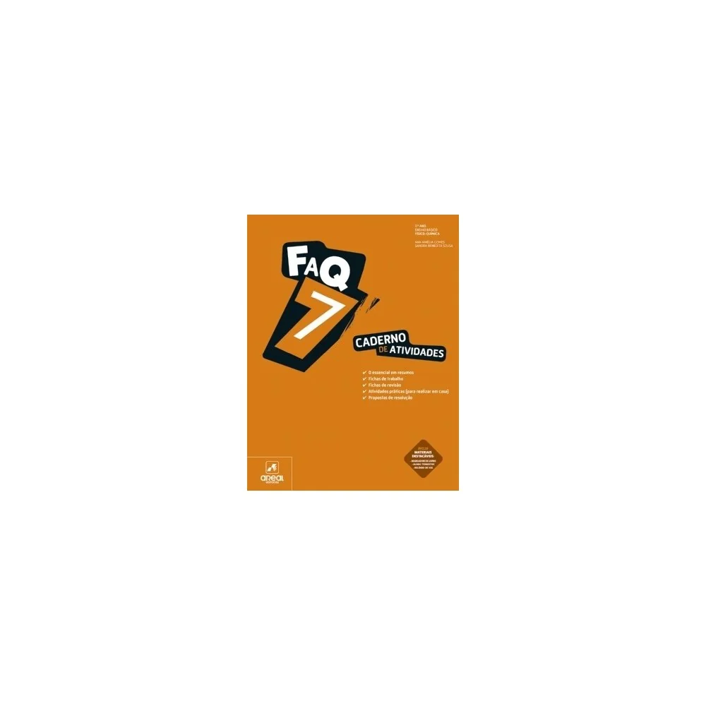 9789897672989 - FAQ7 - Físico-Química - Caderno de Atividades