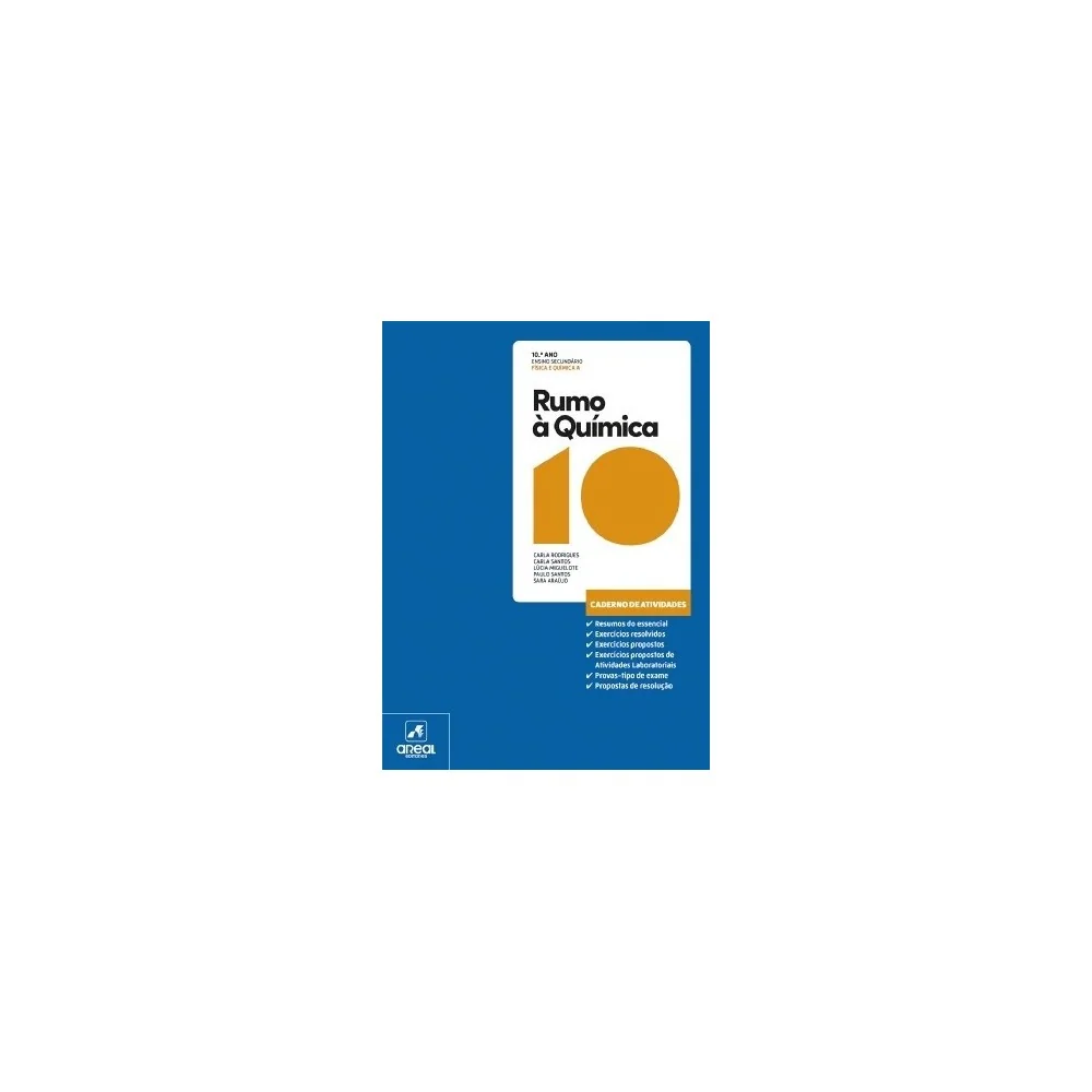 9789897675485 - Rumo à Química 10 - Química A - Caderno de Atividades