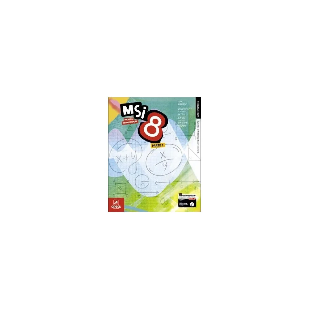 9789897679223 - MSI 8 - Matemática Sob Investigação 8 ( 2 Volumes) - Manual do Aluno