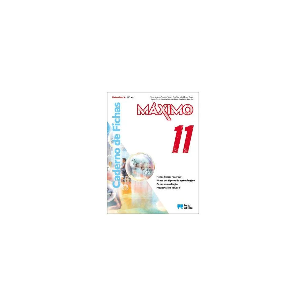 9789720425119 - Máximo 11 - Matemática A - Caderno de Atividades