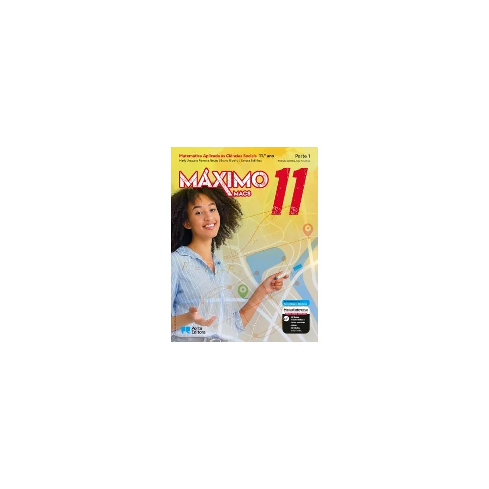 9789720429070 - Máximo 11 - Matemática Aplicada às Ciências Sociais - Manual do Aluno