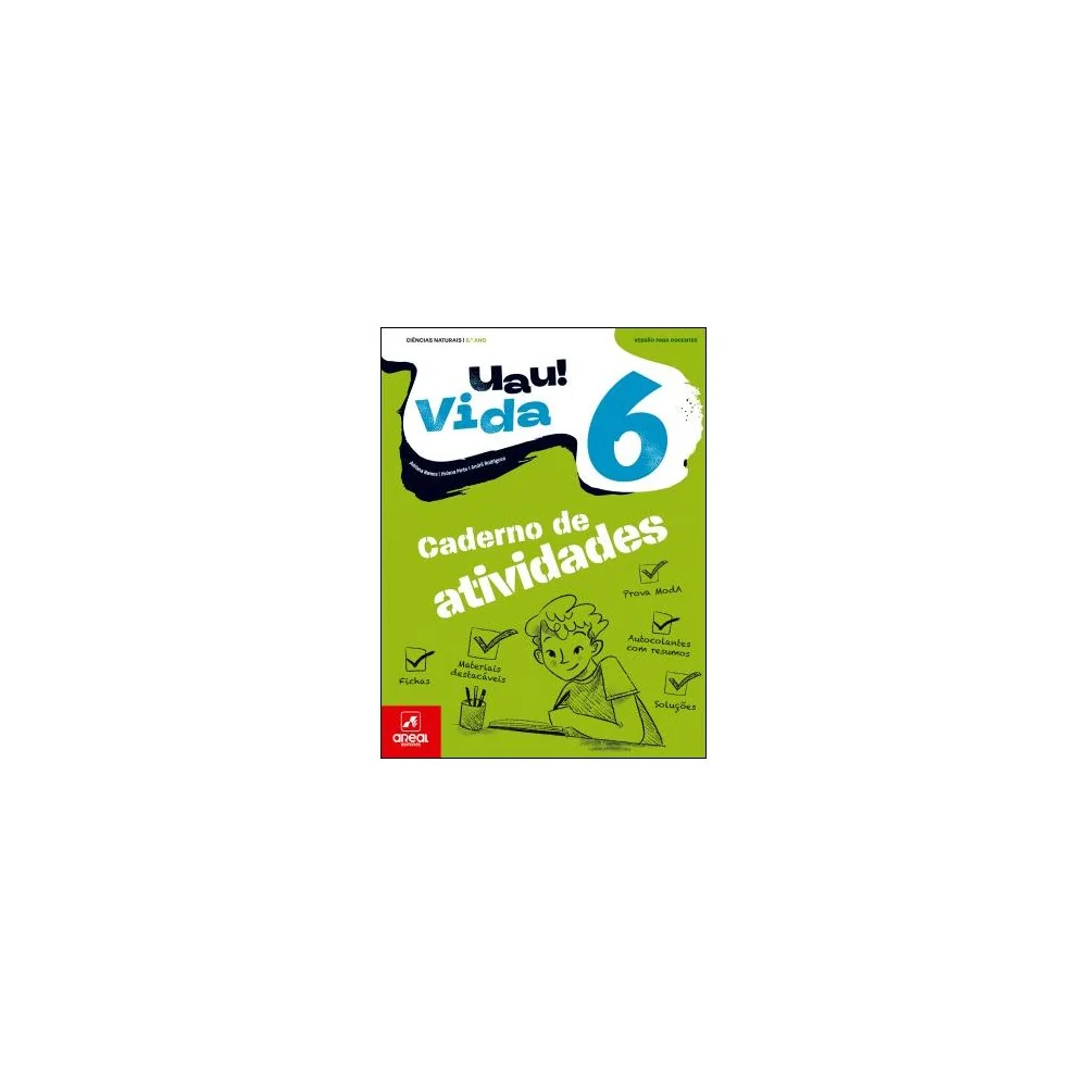 9789895750320 - UAU! Vida 6 - Ciências Naturais - Caderno de Atividades