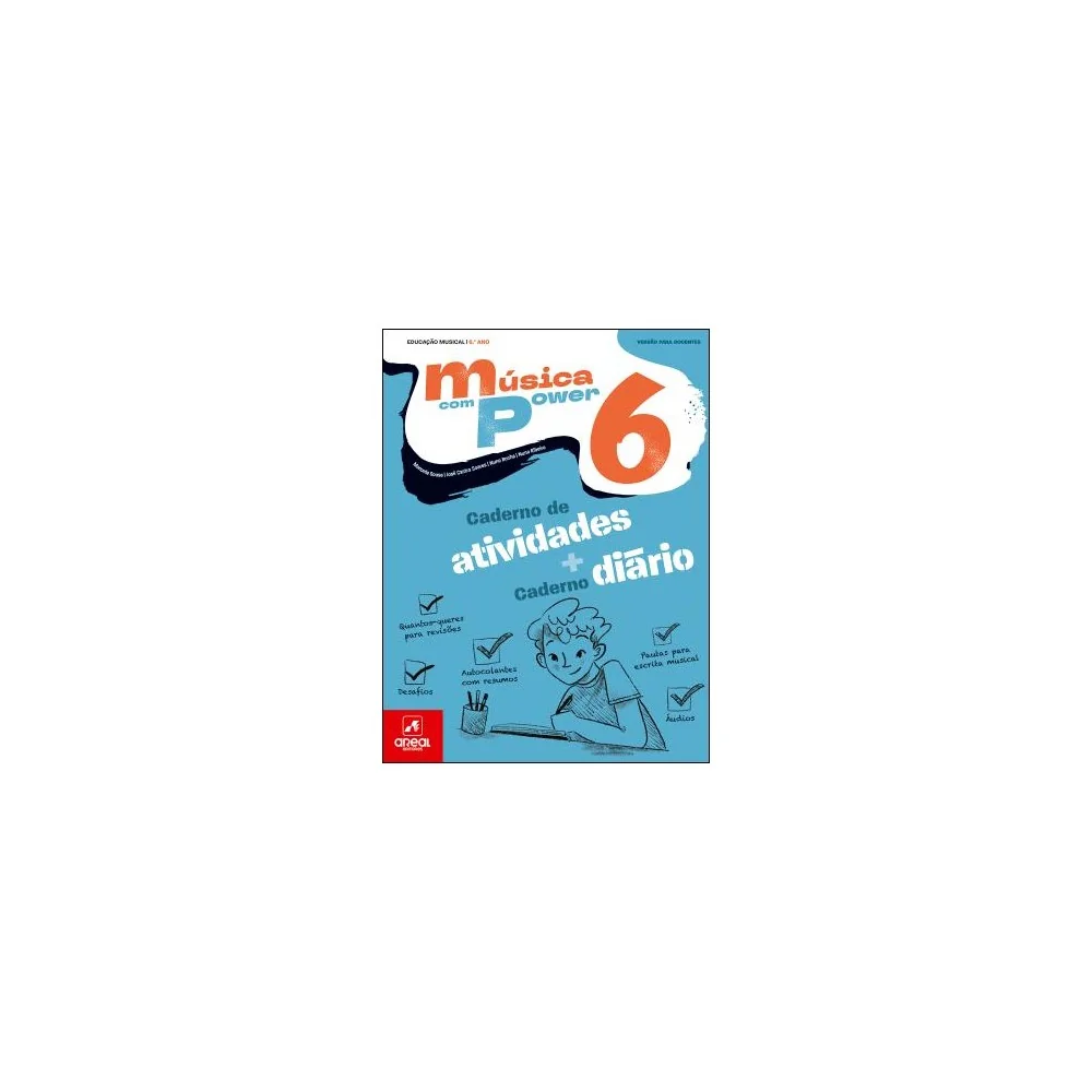 9789895750368 - Música com Power 6 - Educação Musical - Caderno de Atividades