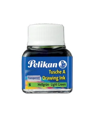 Frasco 10mls Tinta da China Pelikan 523 6 Verde Claro