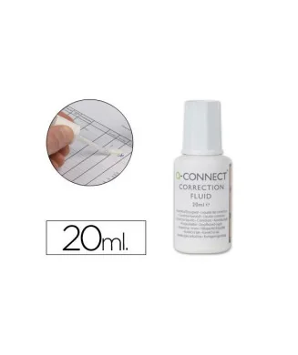 Frasco Corrector com Pincel Q-Connect 20ml 10507