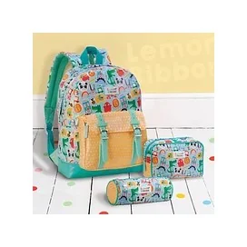 Estojo Redondo Friendly World Lemon Ribbon Nici
