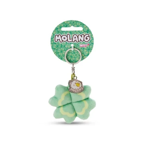 Porta-Chaves Trevo Pendente Molang Nici 7cm