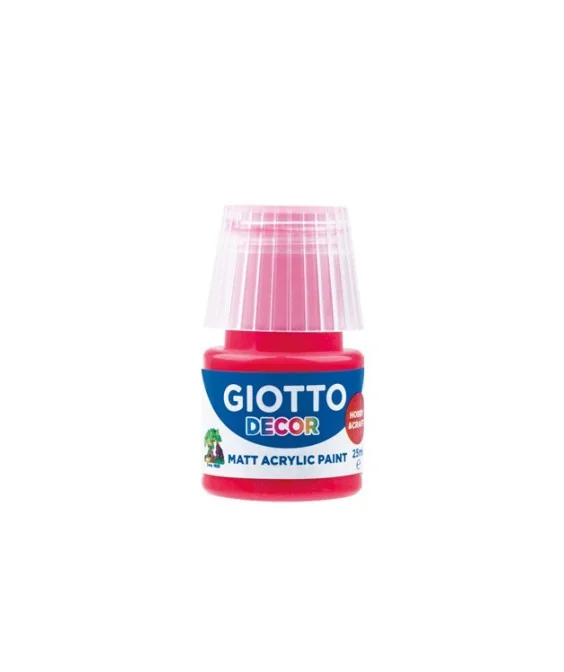 Frasco Guache Acrílico Giotto Decor 25 ml 538107 Vermelhão