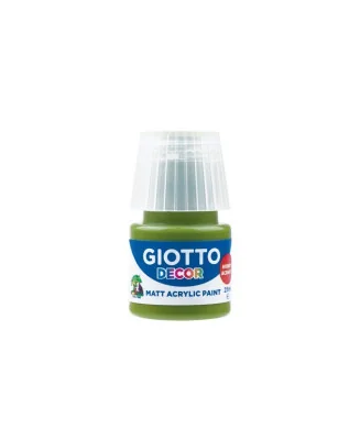 Frasco Guache Acrílico Giotto Decor 25 ml 538112 Verde Oliva