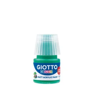 Frasco Guache Acrílico Giotto Decor 25 ml 538114 Verde Esmeralda