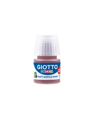 Frasco Guache Acrílico Giotto Decor 25 ml 538123 Castanho