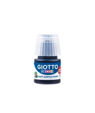 Frasco Guache Acrílico Giotto Decor 25 ml 538124 Preto