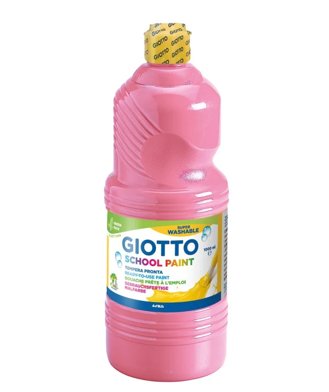 Frasco Guache Escolar Giotto 1000 ml 535506 Rosa