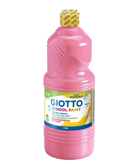 Frasco Guache Escolar Giotto 1000 ml 535506 Rosa