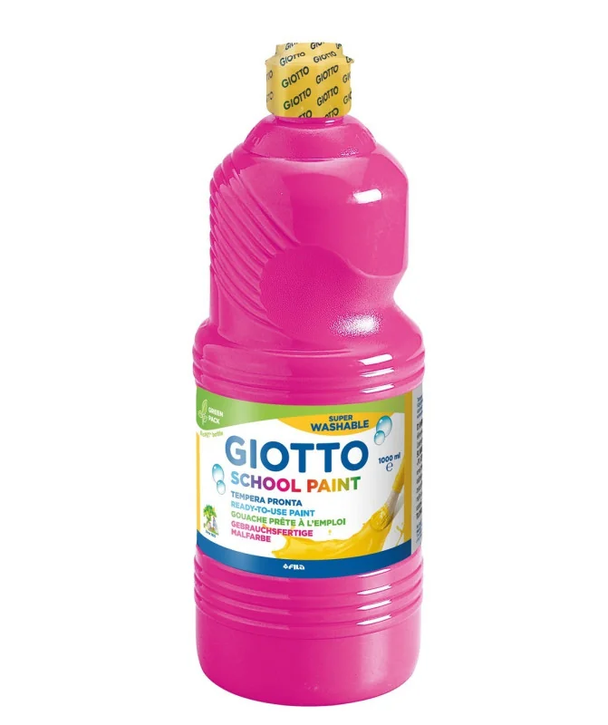 Frasco Guache Escolar Giotto 1000 ml 535510 Magenta