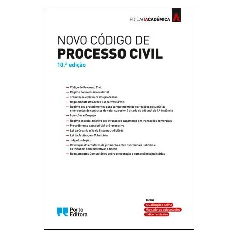9789720006332 - Novo Código de Processo Civil - Edição Académica 9789720006332 - Novo Código de Processo Civil - Edição Académica