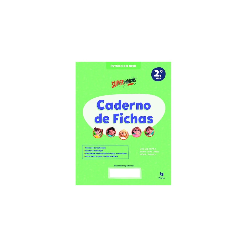 9789724759487 - Supermiúdos - Estudo do Meio 2.º Ano - Caderno de Atividades